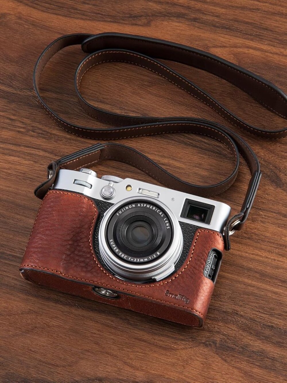 SmallRig Leather Half Case Kit for Fujifilm X100VI Brown 4699